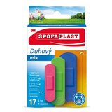 3M SPOFAPLAST č.606 Náplasti Dúhový mix 1 typ, 4 veľkosti, 1x17 ks obrázok