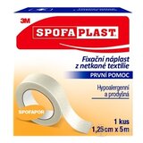 3M SPOFAPLAST č.731 Fixačná náplasť 1,25cm x 5m, z netkanej textílie, cievka, 1x1ks obrázok