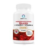 ADAMPharm ŽELEZO + Vitamín C + Vitamín D FORTE cps (mikroenkapsulované Fe) 1x60 ks obrázok