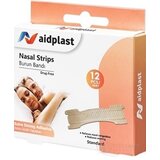 Aidplast Nosové pásiky náplasť na uľahčenie dýchania, štandartná veľkosť, 1x12 ks obrázok