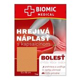BIOMIC HREJIVÁ NÁPLASŤ s kapsaicínom 12x18 cm, 1x1 ks obrázok