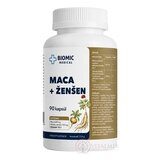 BIOMIC MACA a ŽENŠEN cps 1x90 ks obrázok