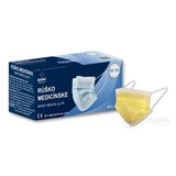 BIOMIC RÚŠKO medicínske žlté, pre dospelých, jednorazové, typ IIR 1x50 ks obrázok