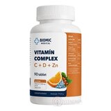 BIOMIC VITAMÍN complex (C+D+Zinok) tbl 1x90 ks obrázok