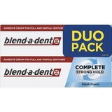 blend-a-dent COMPLETE STRONG HOLD Fresh Flavor Duo pack (super fixačný dentálny krém) 2x47 g obrázok