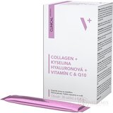 CLINICAL COLLAGEN+KYSELINA HYALURONOVÁ+VIT.C & Q10 prášok vo vrecúškach s jahodovou príchuťou 1x30 ks obrázok