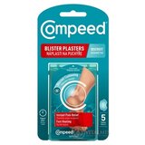 Compeed NÁPLASŤ na pľuzgiere DISCREET hydrokoloidná 1x5 ks obrázok