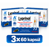 Lyprinol  3x60cps pri záp.kĺbov a dých. ciest - trojmesačná kúra - lyprinol 3x60