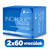 Inofolic premium 2x60 vrecúšok - výhodné dvojbalenie na 2mes - inofolic premium 2x60