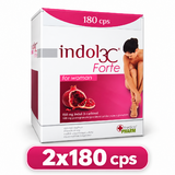 Indol3c forte for woman 2x180cps výhodné dvojbalenie - indol3x 2x180cps