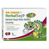 Dr.Theiss HerbalSept Kids KAŠEĽ Lízanky 1x6 ks obrázok