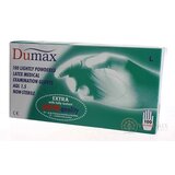 DUMAX RUKAVICE latexové  vyšetrovacie nesterilné pudrované, veľkosť L; 1x100ks obrázok