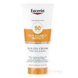 Eucerin SUN GEL proti slnečnej alergii SPF 50+ ochranný, na tvár a telo 1x200 ml obrázok