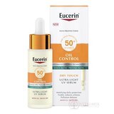 Eucerin SUN OIL CONTROL UV-SERUM SPF 50+ na tvár, na opaľovanie 1x30 ml obrázok