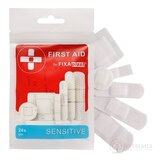 FIXAplast FIRST AID SENSITIVE náplasť MIX textilná, stripy, rôzne veľkosti a tvary 1x24 ks obrázok