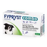 FYPRYST combo 134 mg/120,6 mg PSY 10-20 KG roztok na kvapkanie na kožu pre stredne veľké psy (pipeta) 1x1,34 ml obrázok