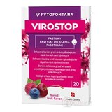 fytofontana VIROSTOP pastilky na cmúľanie, príchuť lesné ovocie (inov.2024, zdravotnícka pomôcka) 1x20 ks obrázok