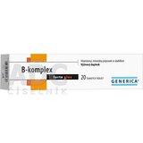 GENERICA B-komplex forte plus tbl eff 1x20 ks obrázok