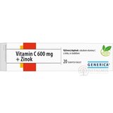 GENERICA Vitamin C 600 mg + Zinok tbl eff 1x20 ks obrázok