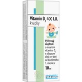 GENERICA Vitamin D3 400 I.U. kvapky 1x10 ml obrázok