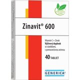 GENERICA Zinavit 600 s pomarančovou arómou tbl (vitamín C + Zinok) 1x40 ks obrázok