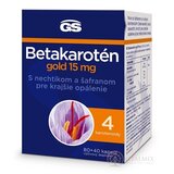 GS Betakarotén gold 15 mg cps s nechtíkom a šafranom 80+40 (120 ks) obrázok
