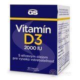 GS Vitamín D3 2000 IU cps 1x90 ks obrázok