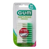 GUM Soft-Picks Original gumové medzizubné kefky, s fluoridmi, Medium 1x100 ks obrázok