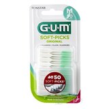 GUM Soft-Picks Original gumové medzizubné kefky, s fluoridmi, Medium 1x50 ks obrázok