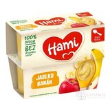Hami ovocný príkrm 100% ovocie Jablko a banán prvá lyžička (od ukonč. 4. mesiaca) 4x100 g (400 g) obrázok