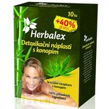 Herbalex Detoxikačné náplasti s konopou 10 ks + 40% gratis (14 ks) obrázok