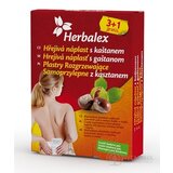 Herbalex Hrejivá náplasť s gaštanom 3+1 grátis (4 ks) + darček, 1x1 set obrázok