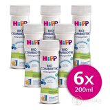 HiPP 1 BIO COMBIOTIK tekutá počiatočná mliečna dojčenská výživa (od narodenia) 6x200 ml (1200 ml) obrázok