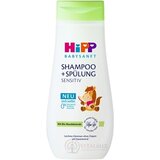 HiPP BABYSANFT Detský ŠAMPÓN s kondicionérom sensitiv, na vlasy (inov. 2022) 1x200 ml obrázok