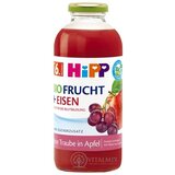 HiPP BIO Jablko a červené hrozno + železo ovocný nektár (od 6. mesiaca) 1x500 ml obrázok