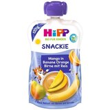 HiPP BIO KINDER Banán Pomaranč Hruška Mango Ryža kapsička (od 1. roku) ovocno-obilný príkrm 1x120 g obrázok