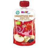 HiPP BIO Smoothie Jablko Banán Červené ovocie kapsička (od 1. roku) ovocný príkrm 1x120 ml obrázok