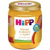 HiPP Príkrm BIO Jablko, mango a jahody ovocný (od ukonč. 5. mesiaca) 1x160 g obrázok