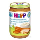 HiPP Prikrm BIO Ryža s mrkvou a morčacím mäsom nová receptúra 2017 (od ukonč.7. mesiaca) 1x220 g obrázok