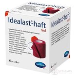 Idealast-haft color red obväz, trvalo elastický kohézny, červený (6 cm x 4 m) 1x1 ks obrázok