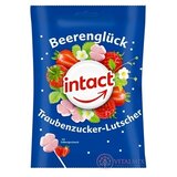INTACT HROZNOVÝ CUKOR Lízanky s jahodovou príchuťou (vrecko) 1x10 ks obrázok