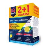 IQ MAG HORČÍK 375 mg + Vitamín B6 šumivé tablety citrónová príchuť (2+1 zadarmo) 3x20 ks (60 ks) obrázok