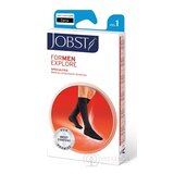 JOBST for Men EXPLORE kompresívne lýtkové pančuchy I.KT, so zatvorenou špičkou, čierne, veľ. V., 1x1 pár obrázok