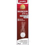 JutaVit Horčík 275 mg + vitamín B6 šumivé tablety s príchuťou pomaranča a granátového jablka 1x16 ks obrázok