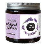 LEROS PRÍRODNÁ SÓJOVA SVIEČKA LEVANDUĽA vonná sviečka s vôňou levandule 1x120 ml obrázok