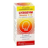 LYZOZYM IMUNO C D SO SELÉNOM A VITAMÍNMI E a K tbl na cmúľanie 1x40 ks obrázok