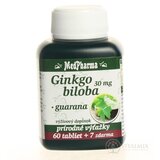 MedPharma GINKGO BILOBA + GUARANA tbl 60+7 zadarmo (67 ks) obrázok