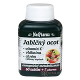 MedPharma JABLČNÝ OCOT, VIT C, VLÁKNINA, CHRÓM tbl 60+7 zadarmo (67 ks) obrázok