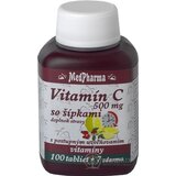 MedPharma VITAMÍN C 500MG so šípkami tbl (s postupným uvoľňovaním) 100+7 zadarmo (107 ks) obrázok