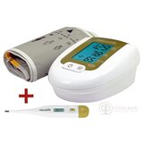 MICROLIFE TLAKOMER DIGITÁLNY BP 3AG1 ZLATÝ automatický s adaptérom na rameno 1ks + digitálny teplomer MT 3001 zadarmo, 1x1 set obrázok
